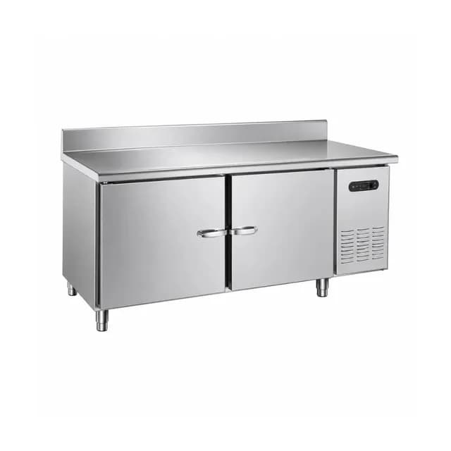 Bàn tủ inox có thành sau VP-BT1S
