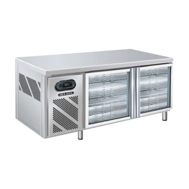 Bàn mát 2 cánh kính Berjaya B2D/C4/600-SM dung tích 182 lít dài 1m2