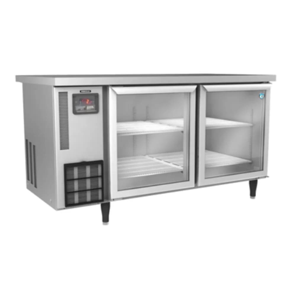 Bàn mát 2 cánh kính Hoshizaki RTWH-156LS4-GD dung tích 222 lít