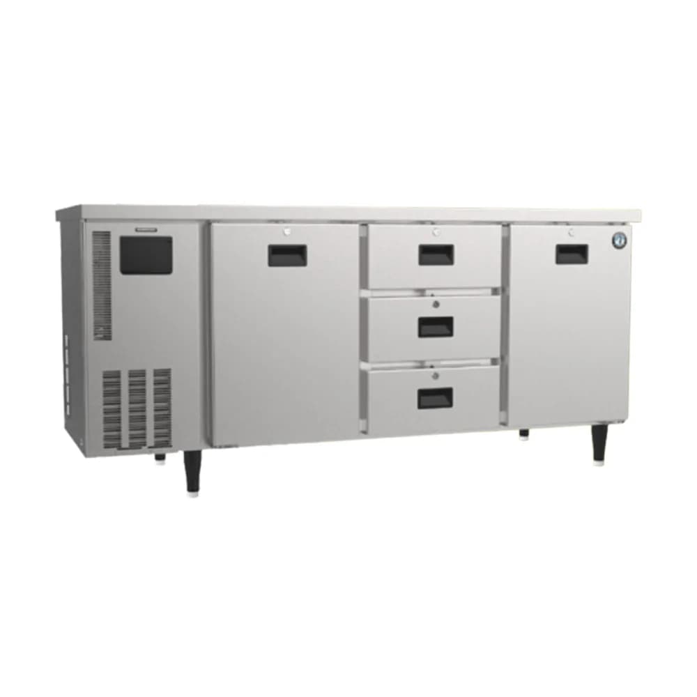 Bàn mát 2 cửa 3 ngăn kéo Hoshizaki RTDW187MS4-D3D dung tích 461 lít