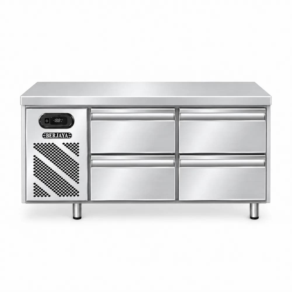 Bàn mát 4 ngăn kéo 2 tầng Berjaya 4DRC-1850-29-2R