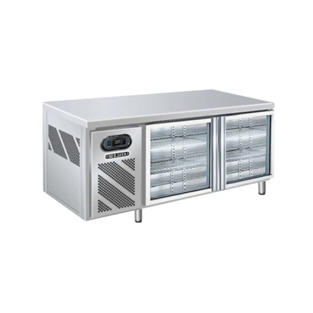 Bàn mát quầy bar Berjaya B2D/C5/600-SM dung tích 255 lít 2 cánh