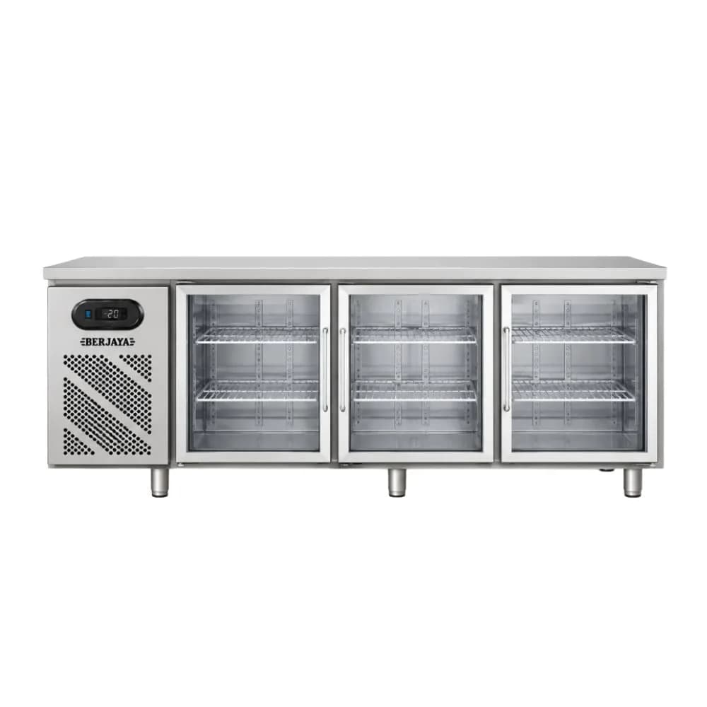 Bàn mát quầy bar Berjaya B3D/C7/600-SM 3 cánh kính