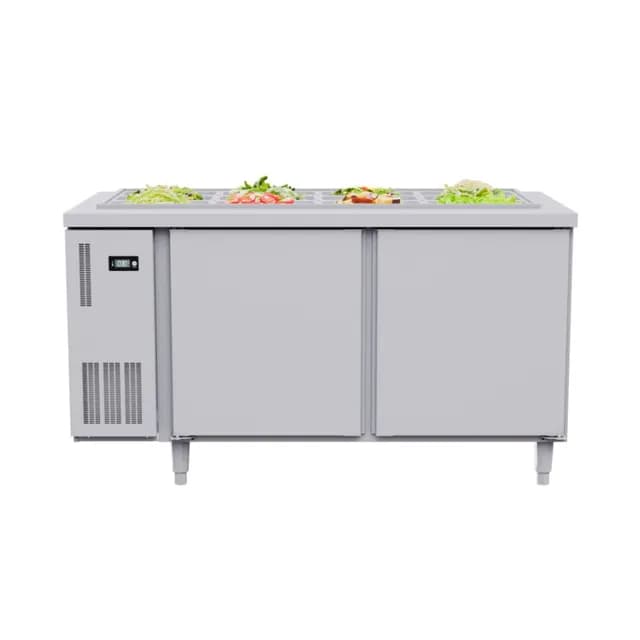 Bàn mát salad 2 cánh BSQ.2MI1275 dung tích 335 lít quạt gió