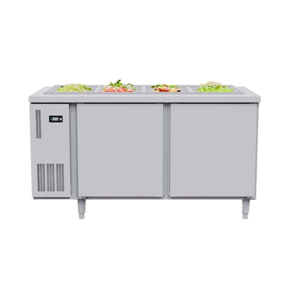 Bàn mát salad 2 cánh BSQ.2MI1275 dung tích 335 lít quạt gió