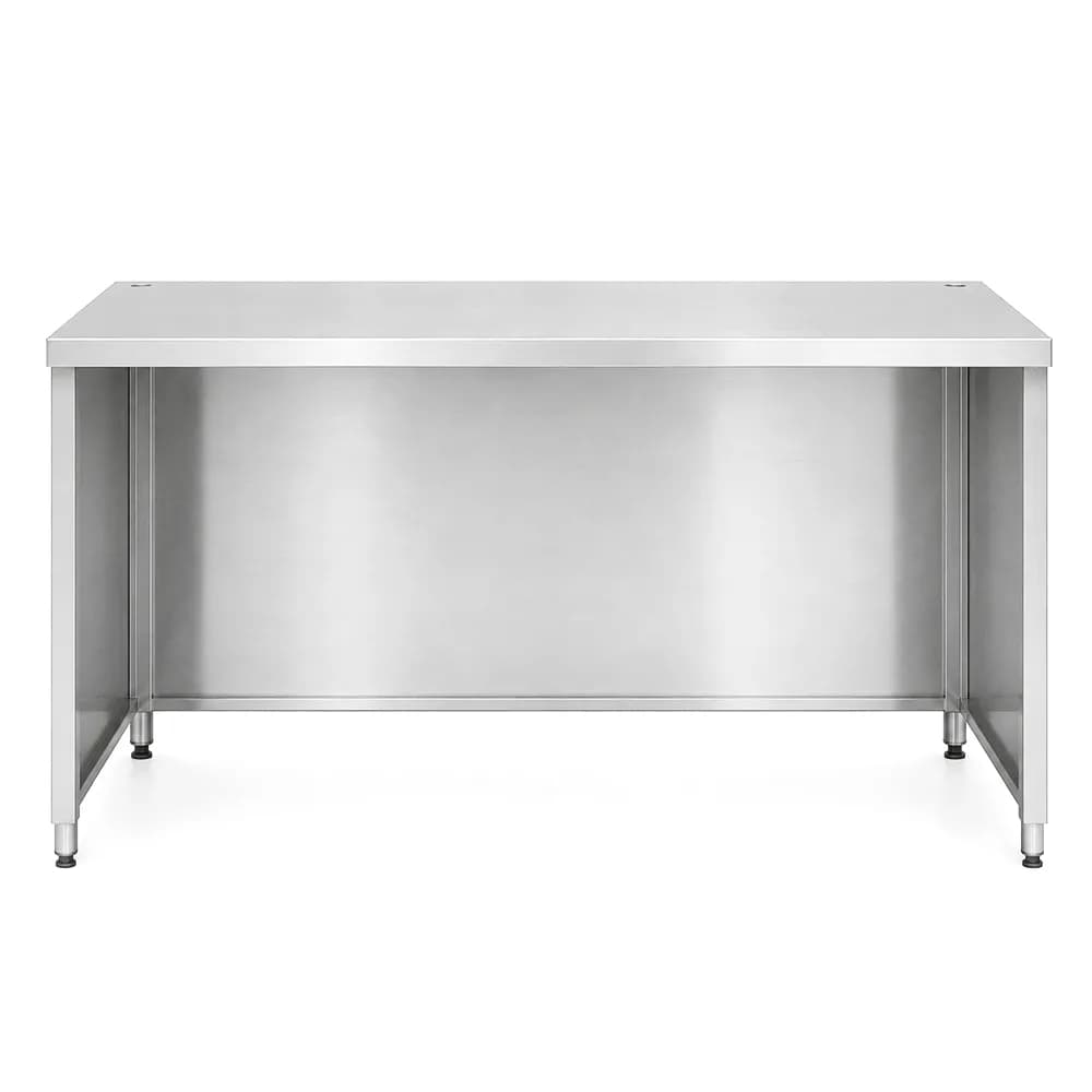 Bàn quầy inox 1 tầng VinaPro Inox VP-BQT01 dài 1300mm quây 3 mặt
