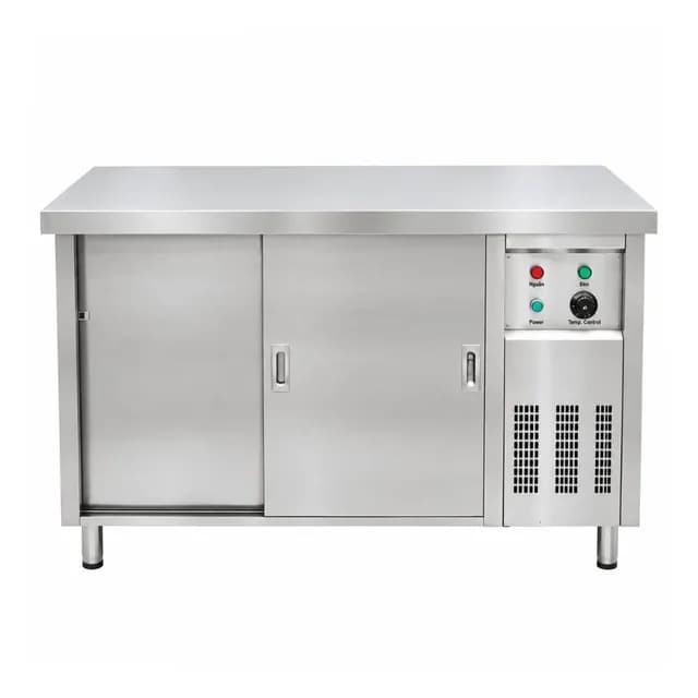 Bàn tủ sấy bát cửa lùa VinaPro Inox VP-BS1L công suất 2kW