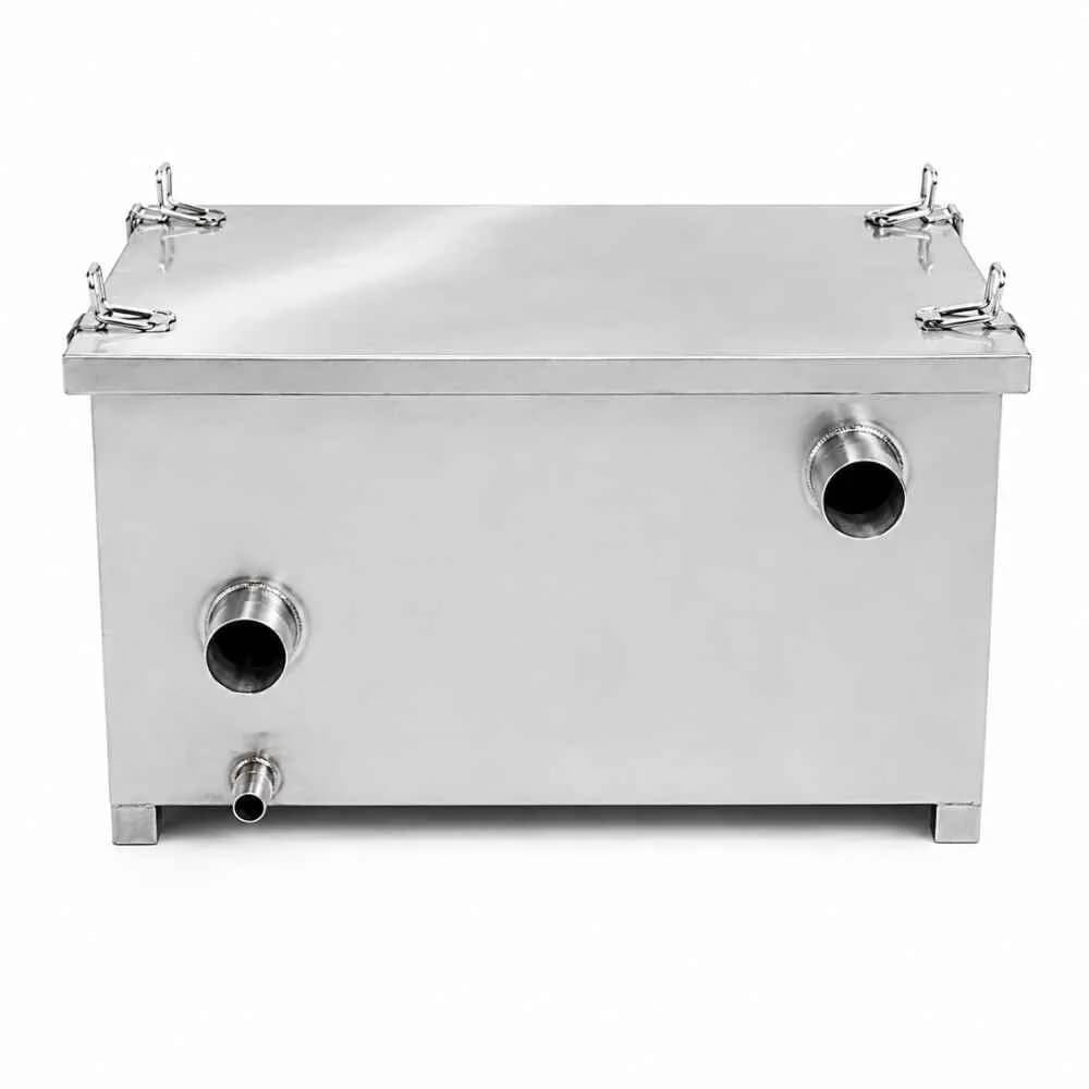 Bẫy mỡ inox 90 lít VinaPro Inox VP-BM90 3 ngăn