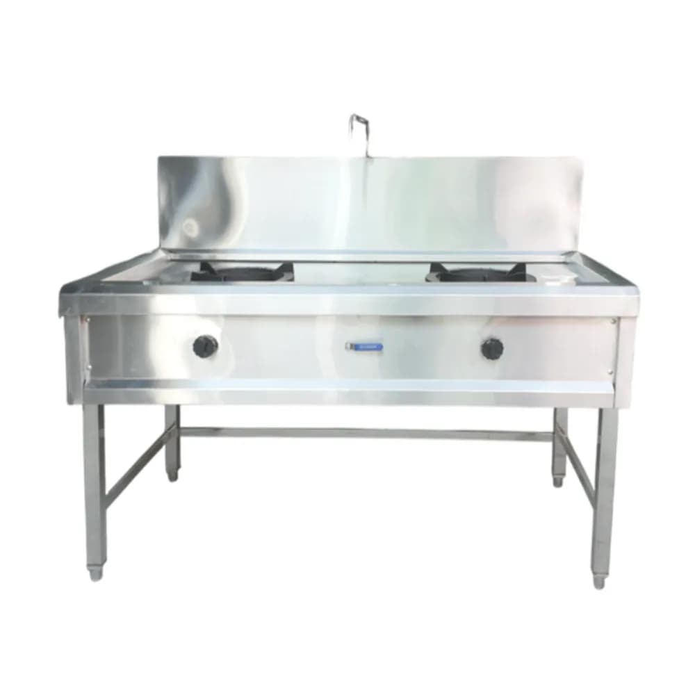 Bếp á 2 họng thường kích thước 1500x750x800/1080 mm