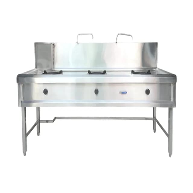 Bếp á 3 họng thường kích thước 1800x750x800/1050mm
