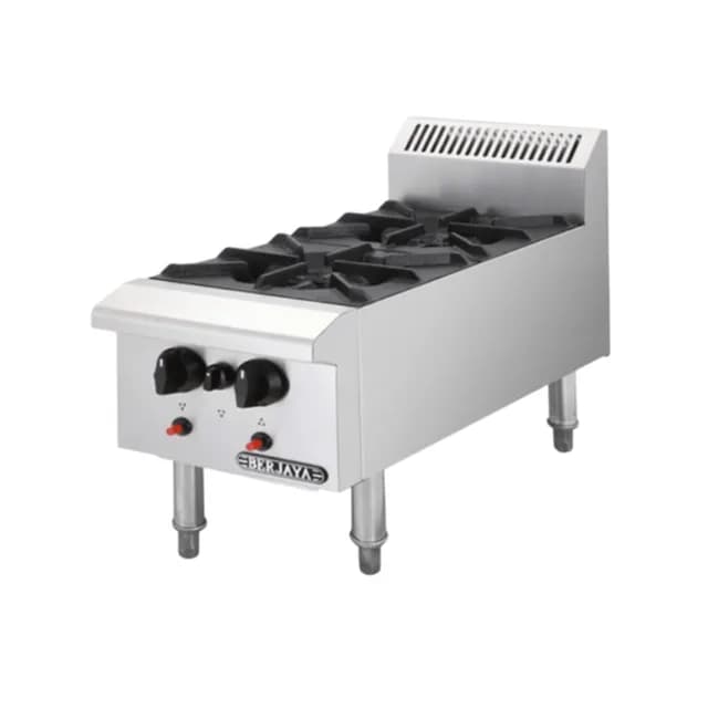 Bếp âu 2 họng Berjaya OB2-17 công suất 40.000 Btu/Hr