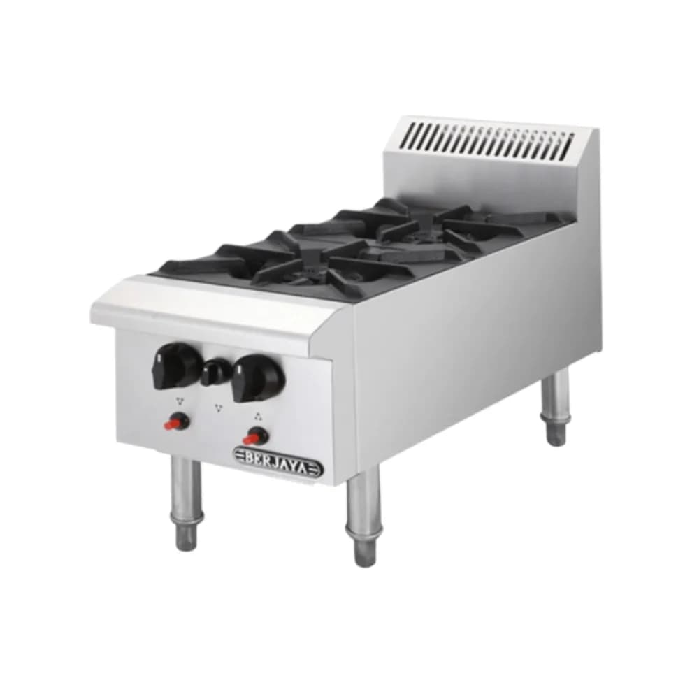 Bếp âu 2 họng Berjaya OB2-17 công suất 40.000 Btu/Hr
