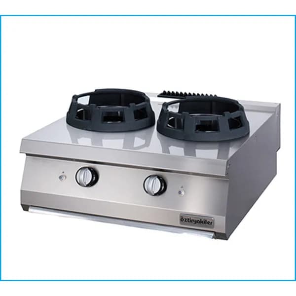 Bếp âu 2 họng dùng gas Ozti OWG 8070 công suất 28 KW