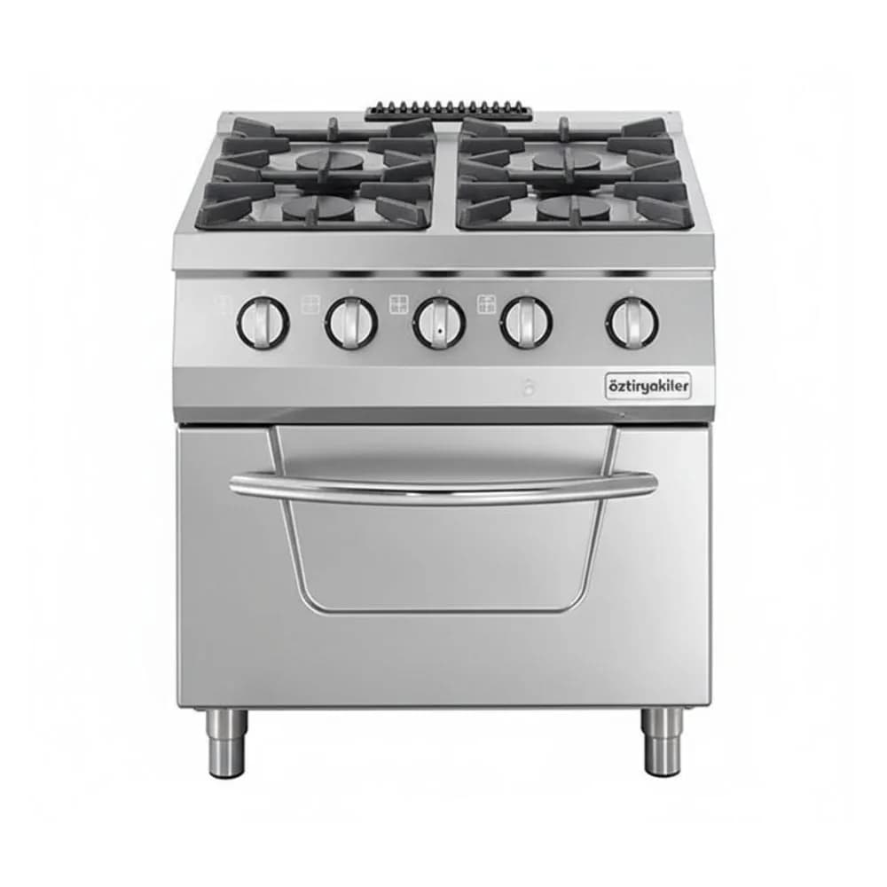Bếp Âu 4 họng có lò nướng Ozti OSOGF 8070L