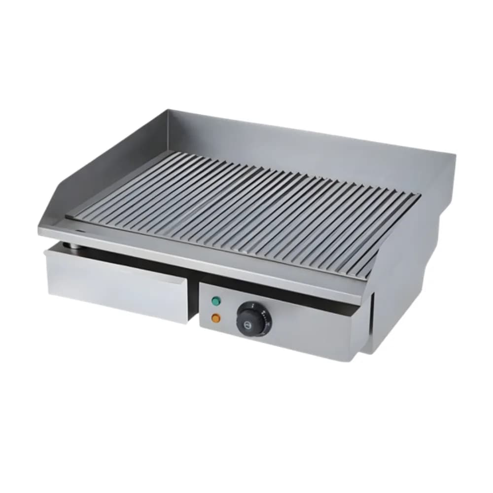 Bếp chiên nhám dùng điện 3kW inox 304