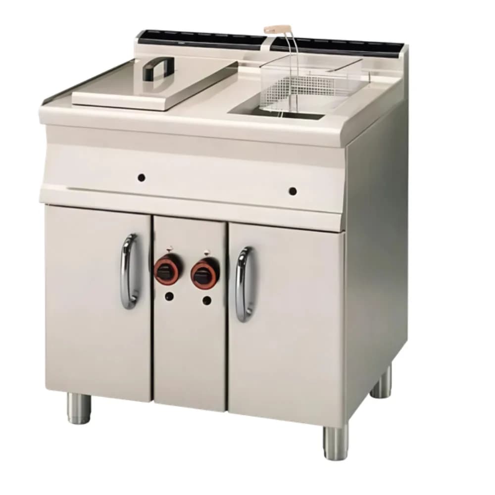 Bếp chiên nhúng đôi Lotus F2/18-78ET dùng gas 27 Kw dung tích 18+18 lít