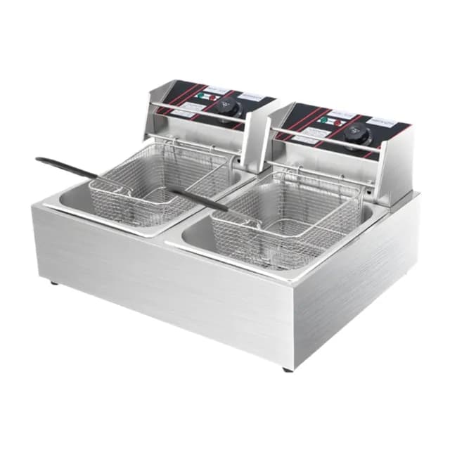 Bếp chiên nhúng đôi ZL-82 dung tích 6L+6L công suất 5kW