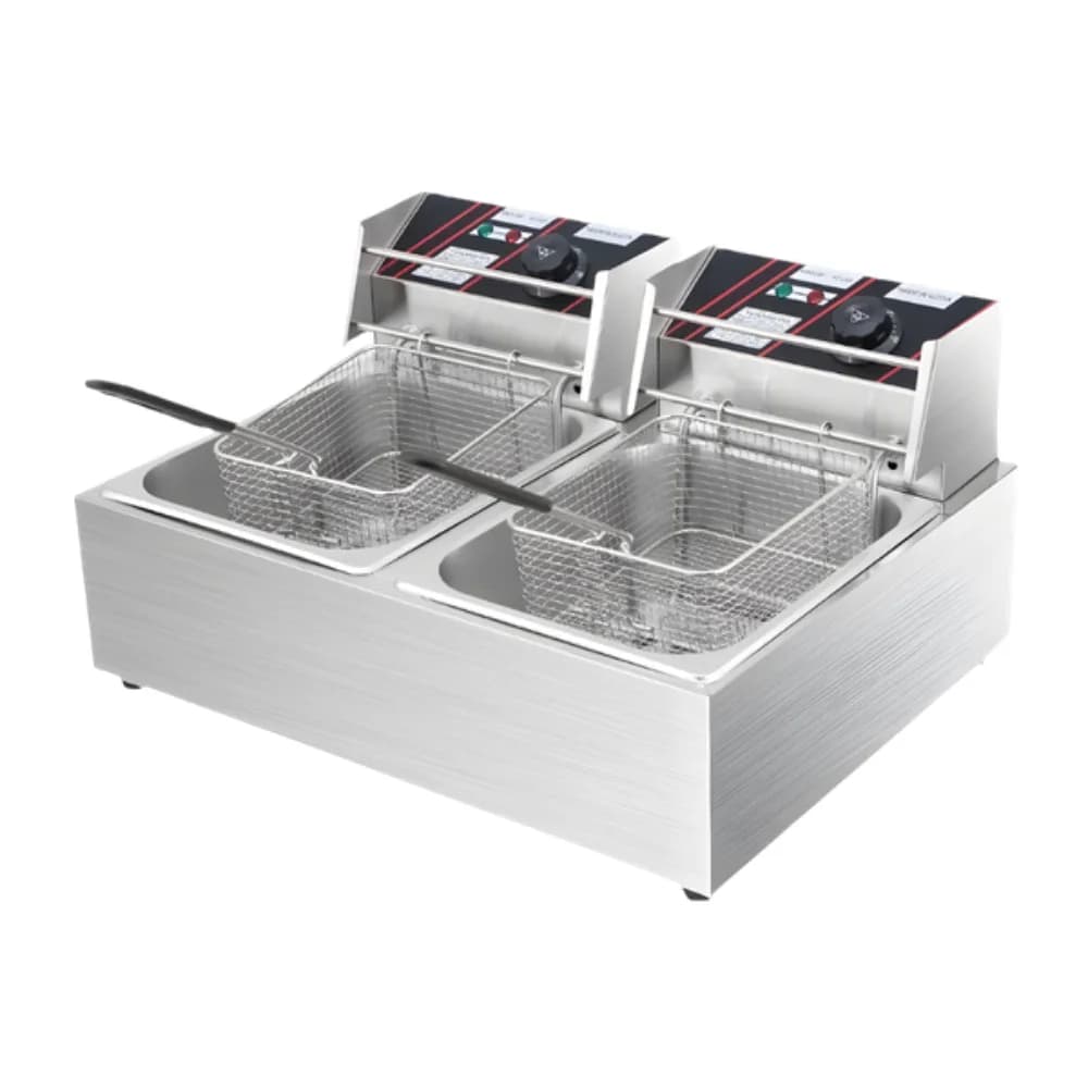 Bếp chiên nhúng đôi ZL-82 dung tích 6L+6L công suất 5kW