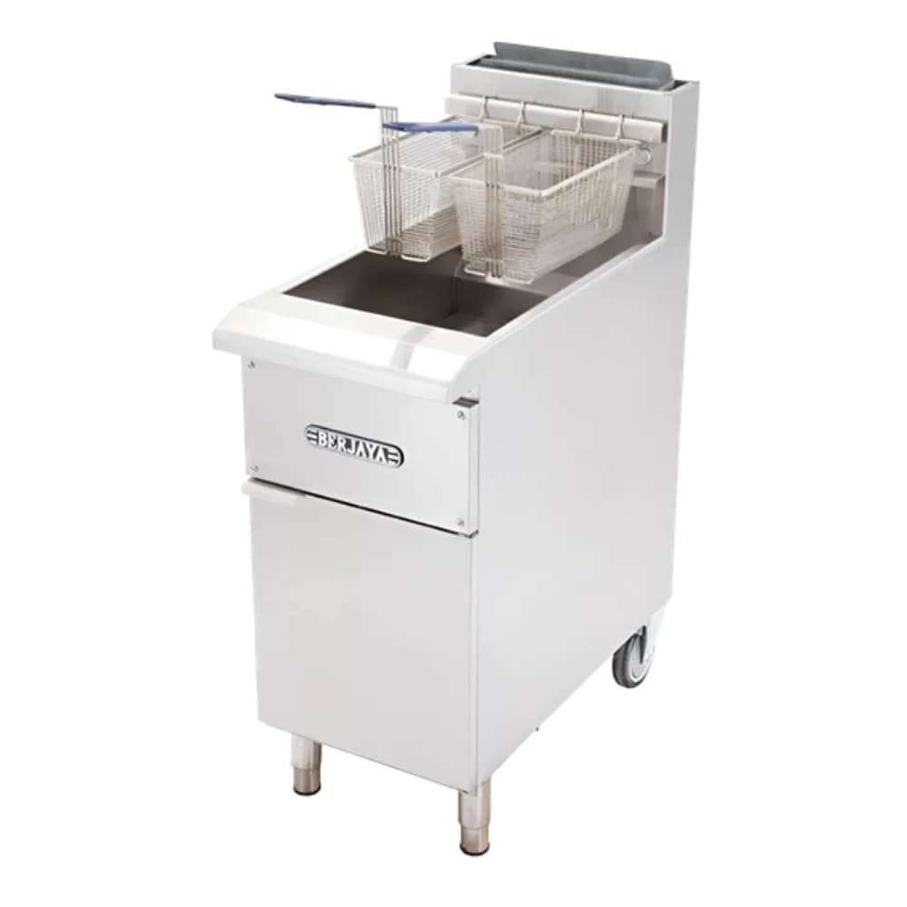 Bếp chiên nhúng gas Berjaya GDFE2BFS-17 dung tích 2 x 12 lít