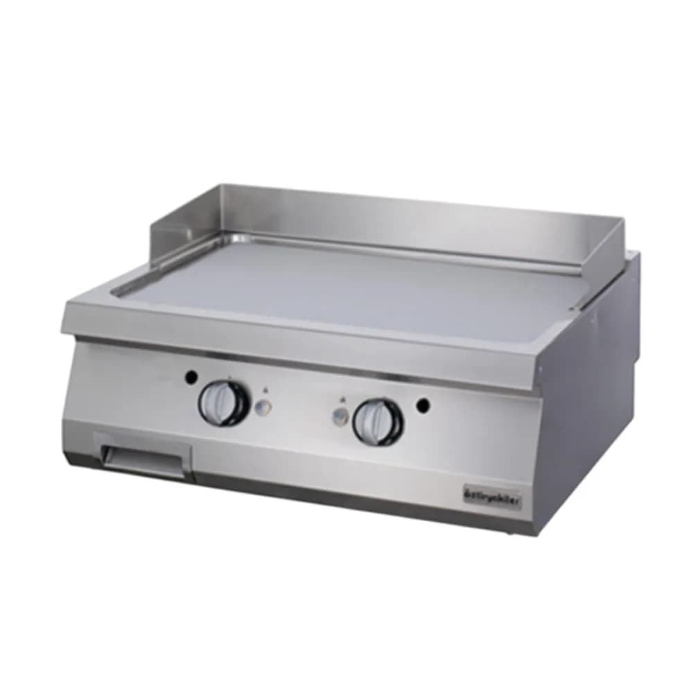 Bếp chiên phẳng 2 họng Ozti OGG 8070-2 dùng gas công suất 14KW
