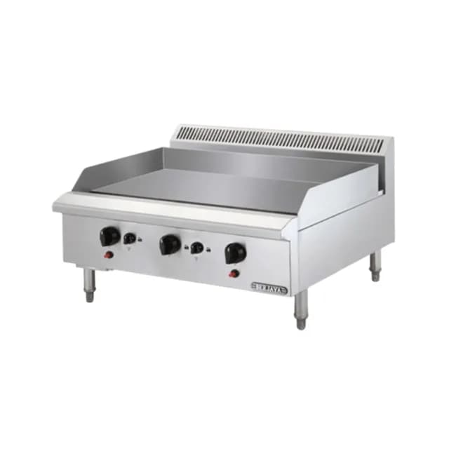 Bếp chiên phẳng dùng gas Berjaya GG3B-17 3 họng đốt 78.000 Btu/hr