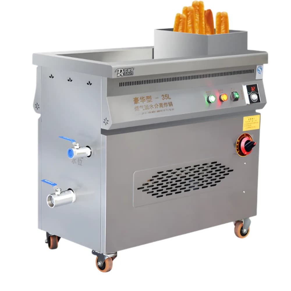Bếp chiên tách dầu dùng điện 35L công suất 7.5KW kích thước 860x520x860mm