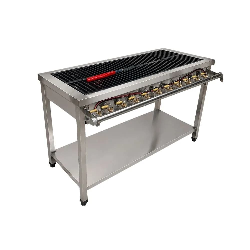 Bếp dàn công nghiệp 10 họng nhỏ VinaPro Inox BD-10N 1500mm
