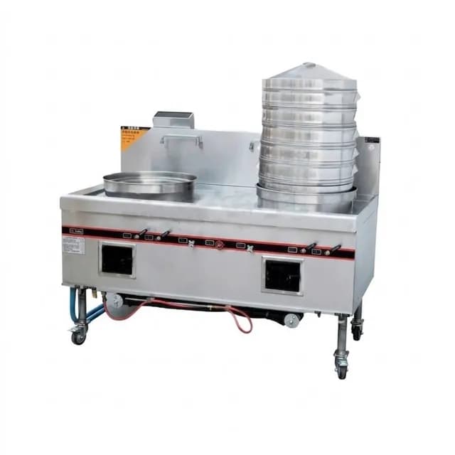 Bếp hấp dimsum dùng gas Koliton GCS-2E công suất 96 KW/giờ