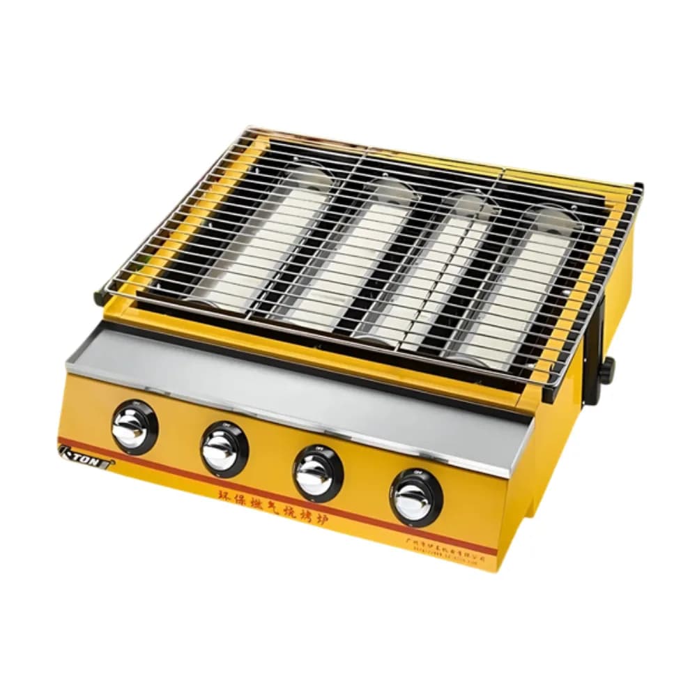 Bếp nướng đa năng không khói 4 họng Eton ET-K222B dùng gas