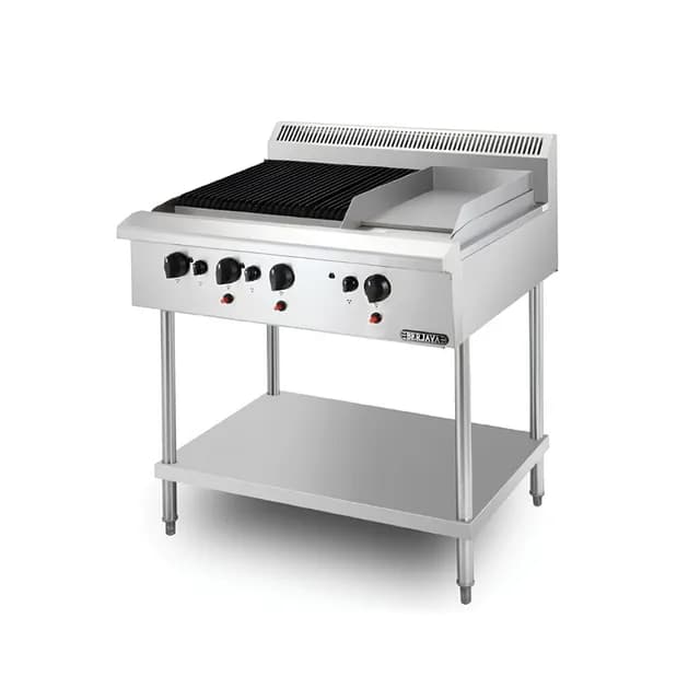 Bếp nướng kết hợp chiên phẳng Berjaya CB3BGG1BFS-17 3 họng đốt