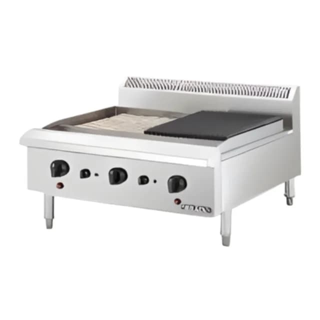 Bếp nướng than nhân tạo Berjaya CRB3B-17 3 họng đốt 900mm