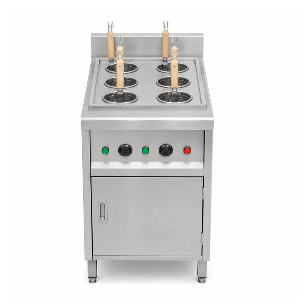 Bếp trụng mì 6 hộc VinaPro Inox VP-TM06 công suất 5kW