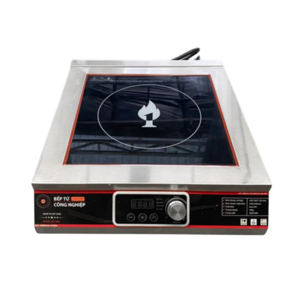 Bếp từ 5KW mặt phẳng kích thước 430x500x120mm