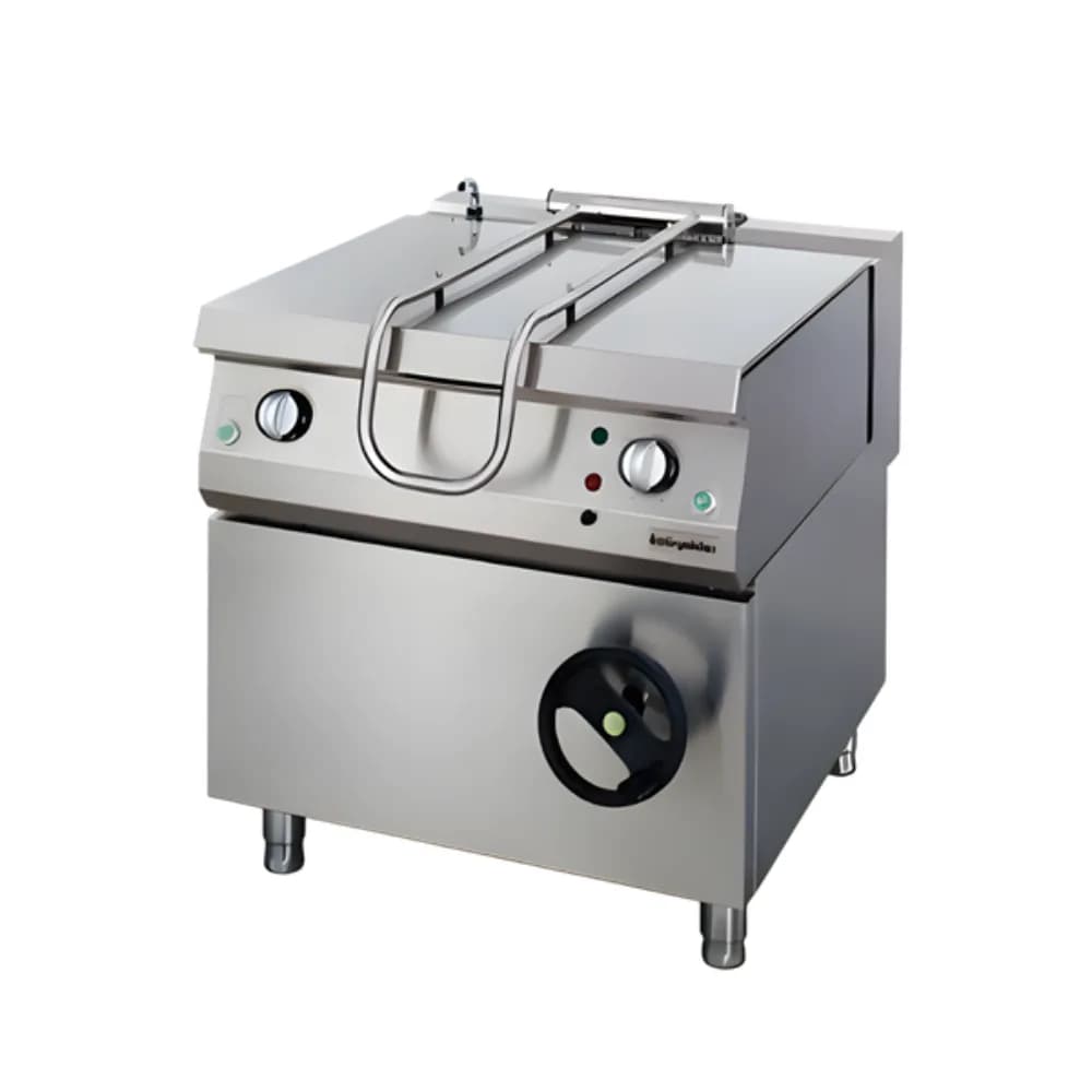 Chảo nghiêng tay quay dùng điện Ozti OTE 50 dung tích 50 lít