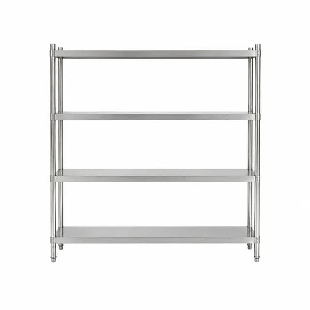 Giá phẳng inox 4 tầng VinaPro Inox VP-GP04 kích thước theo yêu cầu