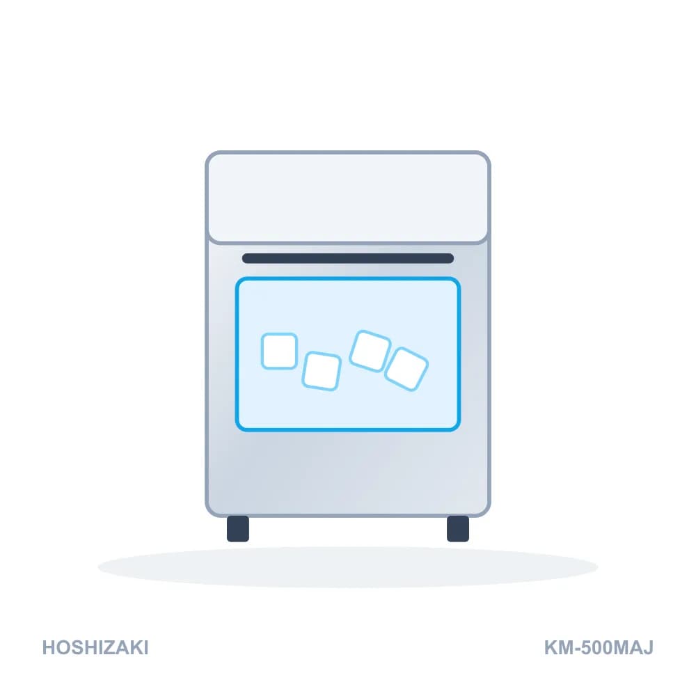 Máy làm đá bán nguyệt Hoshizaki KM-500MAJ 500kg/ngày