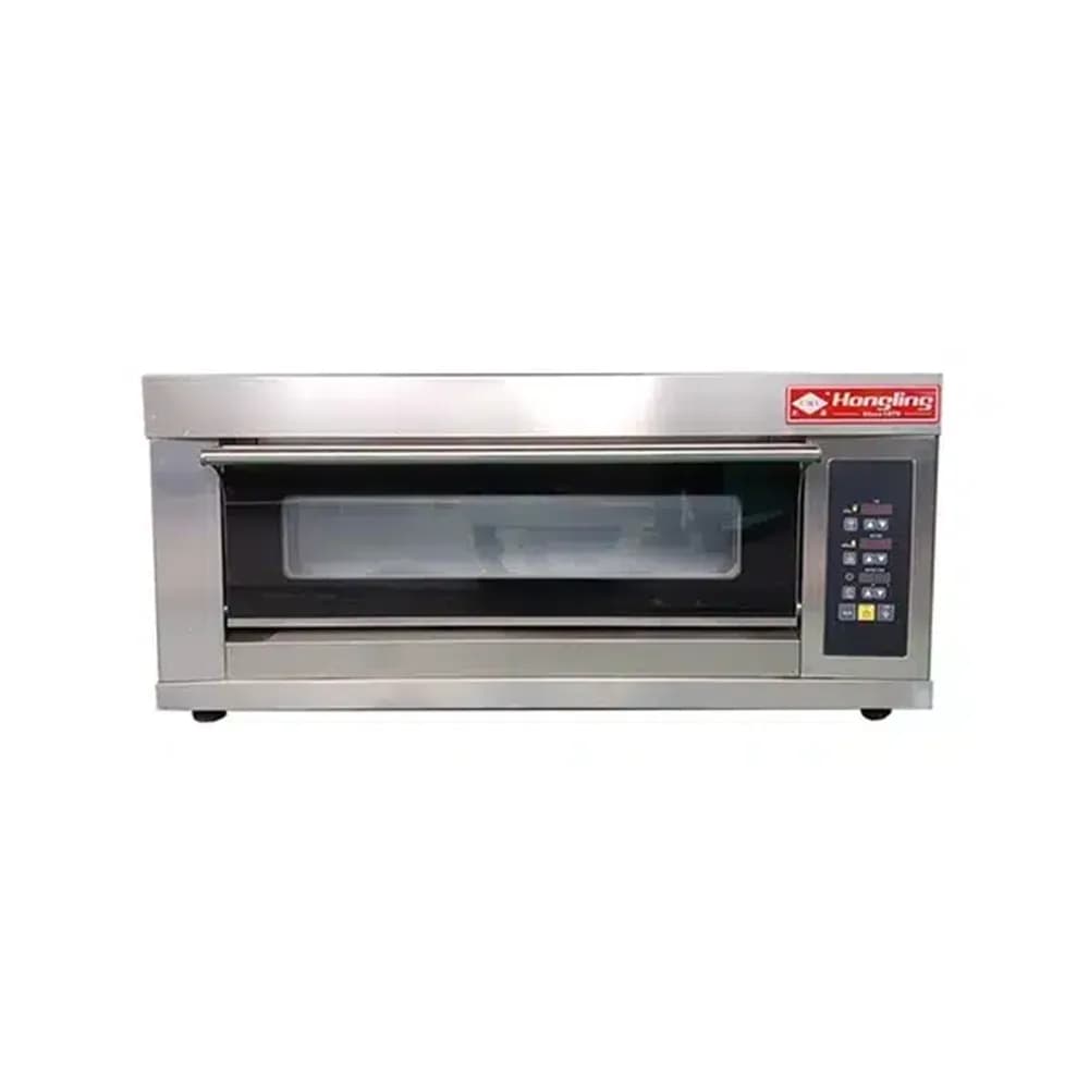Lò nướng 1 tầng 2 khay Hongling XYF-1KA-NM dùng điện điều khiển điện tử