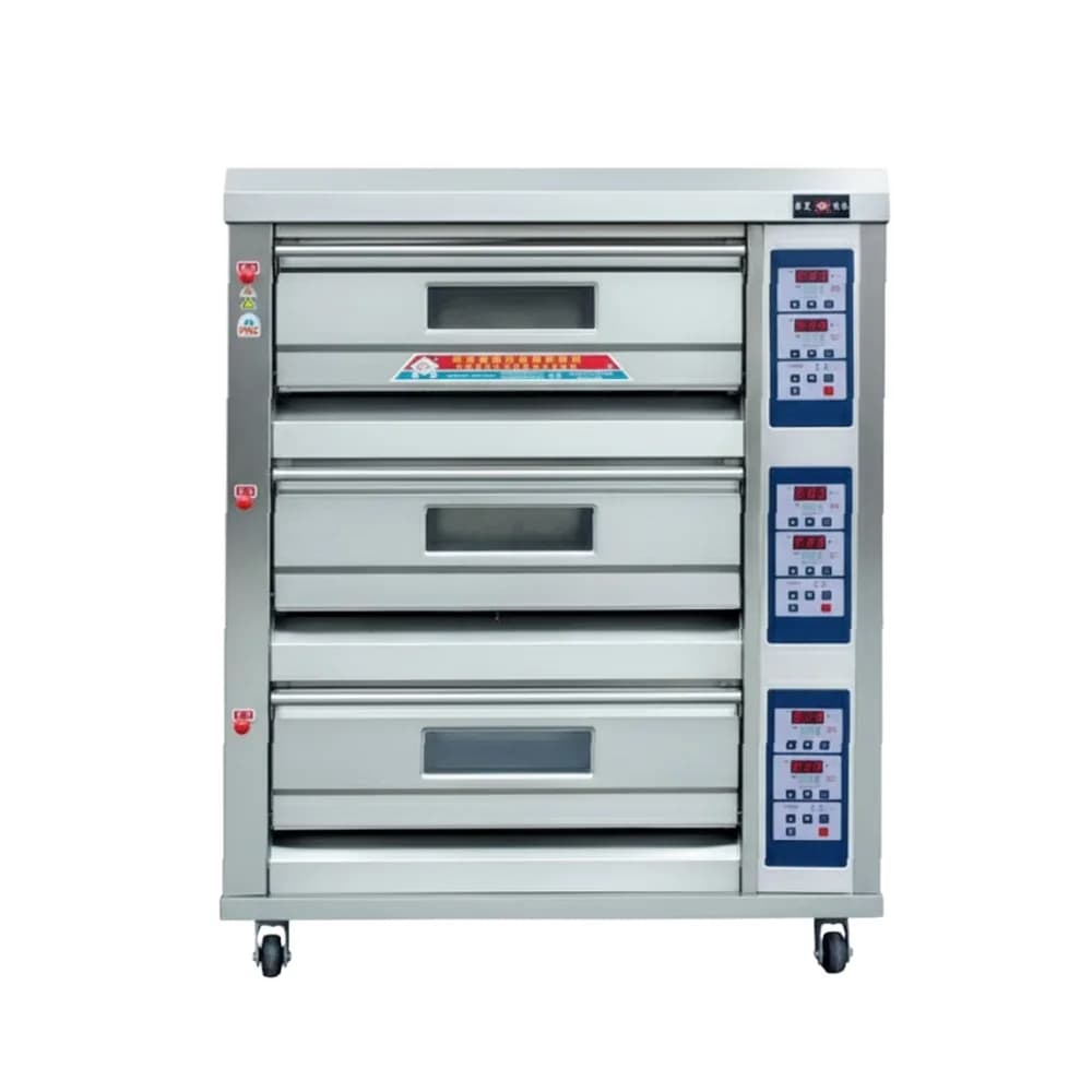 Lò nướng 3 tầng dùng điện Hongling Model XYF-3HP-N công suất 21kW