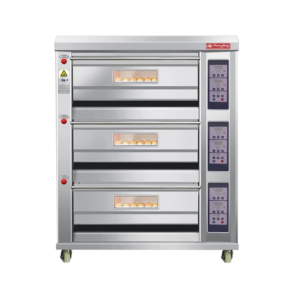 Lò nướng dùng gas 3 tầng 6 khay Hongling model HLY-306DB