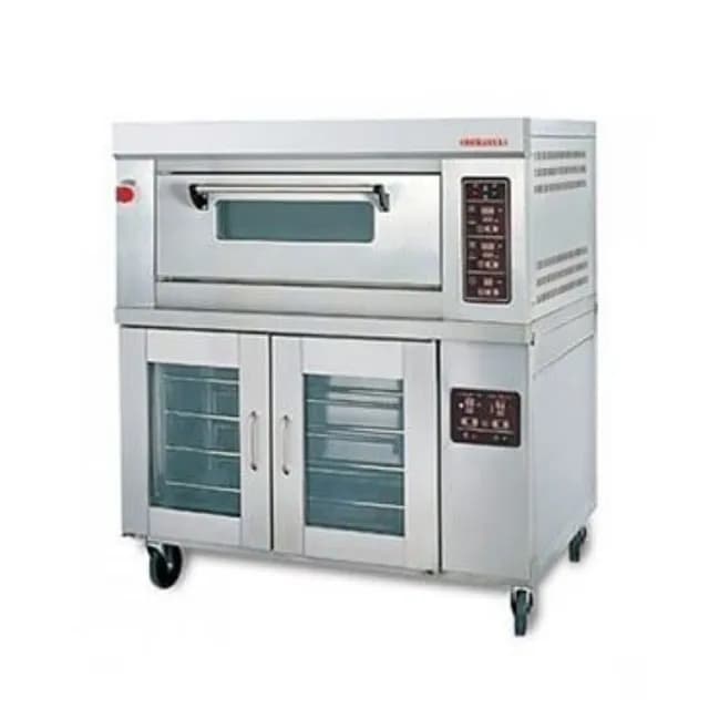 Lò nướng gas 1 tầng 12 khay Berjaya BJY-1B+12PF-G chính hãng