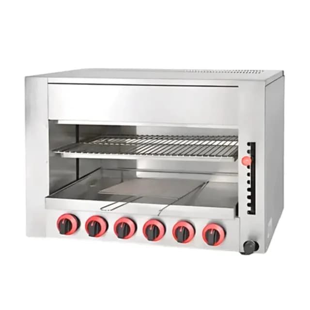Lò nướng Salamander 6 họng VP-SL06 dùng gas 6.7kW/h kích thước 880mm