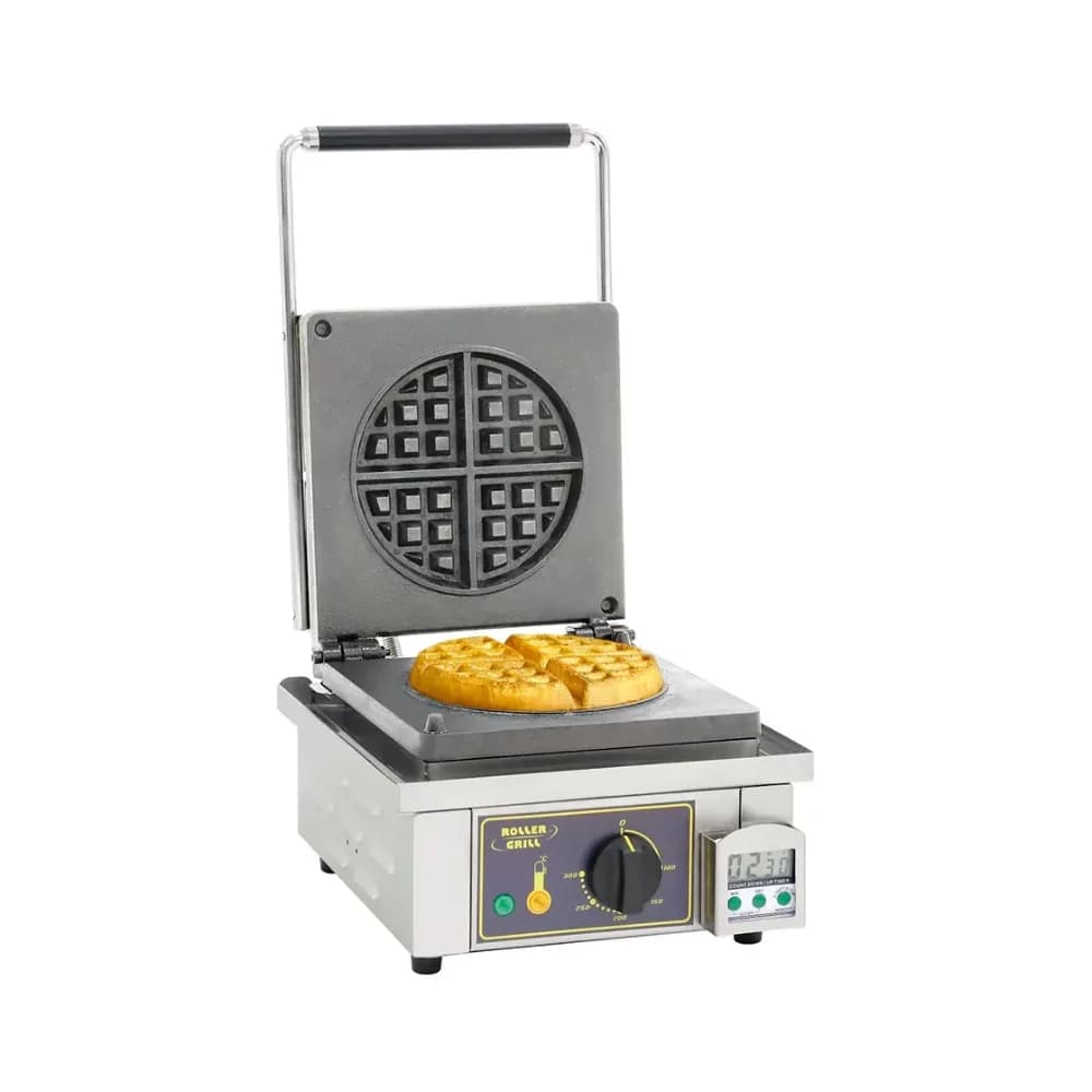 Máy làm bánh waffle đơn dạng tròn Roller Grill GES 75 công suất 1,6kW