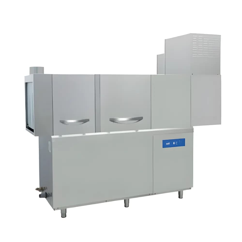 Máy rửa bát băng chuyền Ozti OBK 2000 năng suất 2130 chiếc/giờ