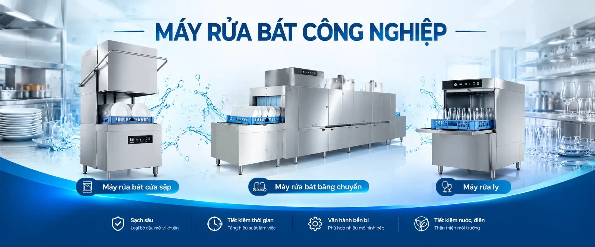 máy rửa bát công nghiệp
