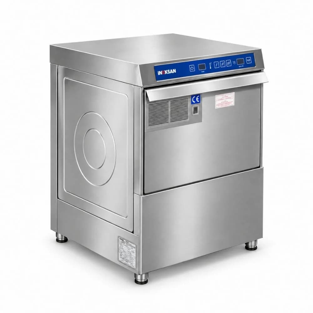 Máy rửa ly cốc Inoksan INO-BYM052TPD công suất 25–45 rack/giờ