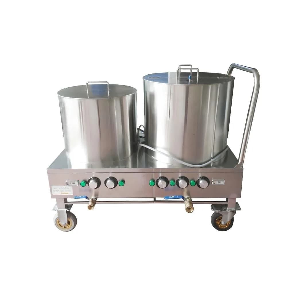 Nồi nấu phở đôi 30L & 50L VinaPro Inox TC NPD35 điện áp linh hoạt