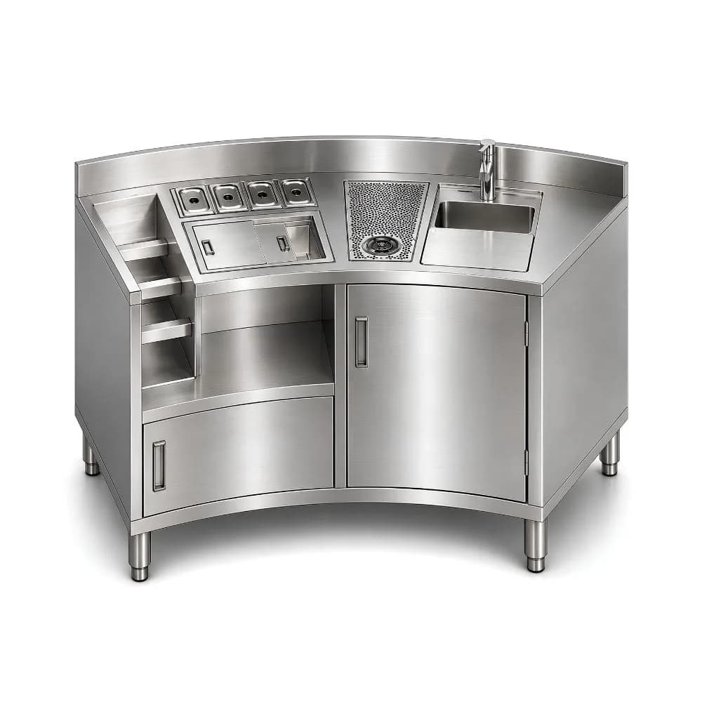 Quầy Pha Chế Inox VP-QPCP03