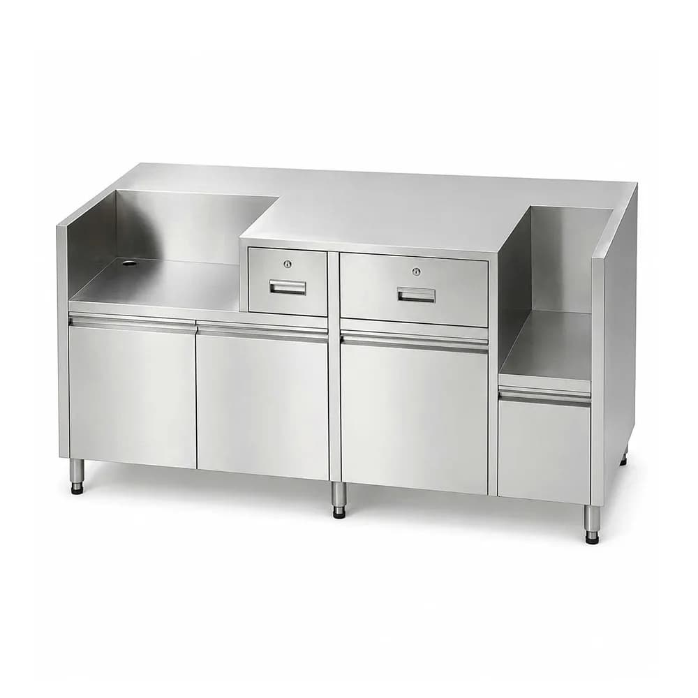Quầy thu ngân inox VP-QTN01