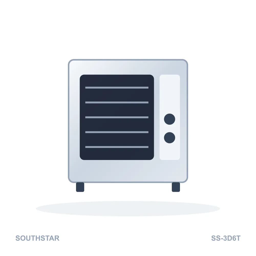 Lò nướng bánh 3 tầng 6 khay Southstar