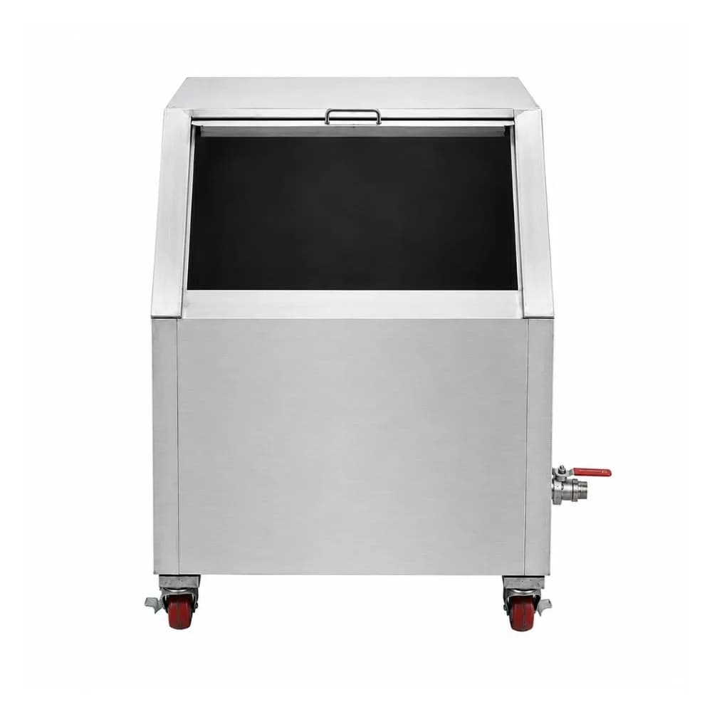 Thùng đá inox cửa mở VinaPro Inox VP-TDCM3 kích thước 650 × 750 × 800 mm